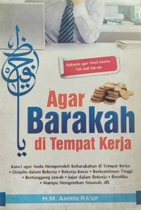 Image of Agar Barakah Di Tempat Kerja
