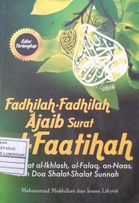 Image of Fadhilah-Fadhilah Ajaib Surat Al-Faatihah