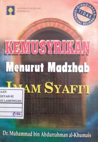 Image of Kemusyrikan Menurut Madzhab Imam syafi'i