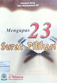 Image of Mengupas 23 Surat Pilihan